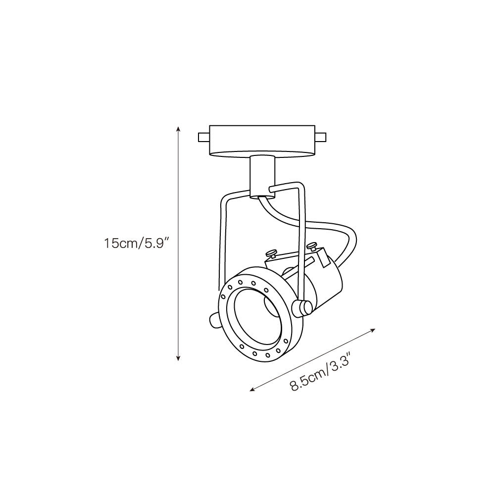 Lucide Industrial Track Ceiling Lights D695