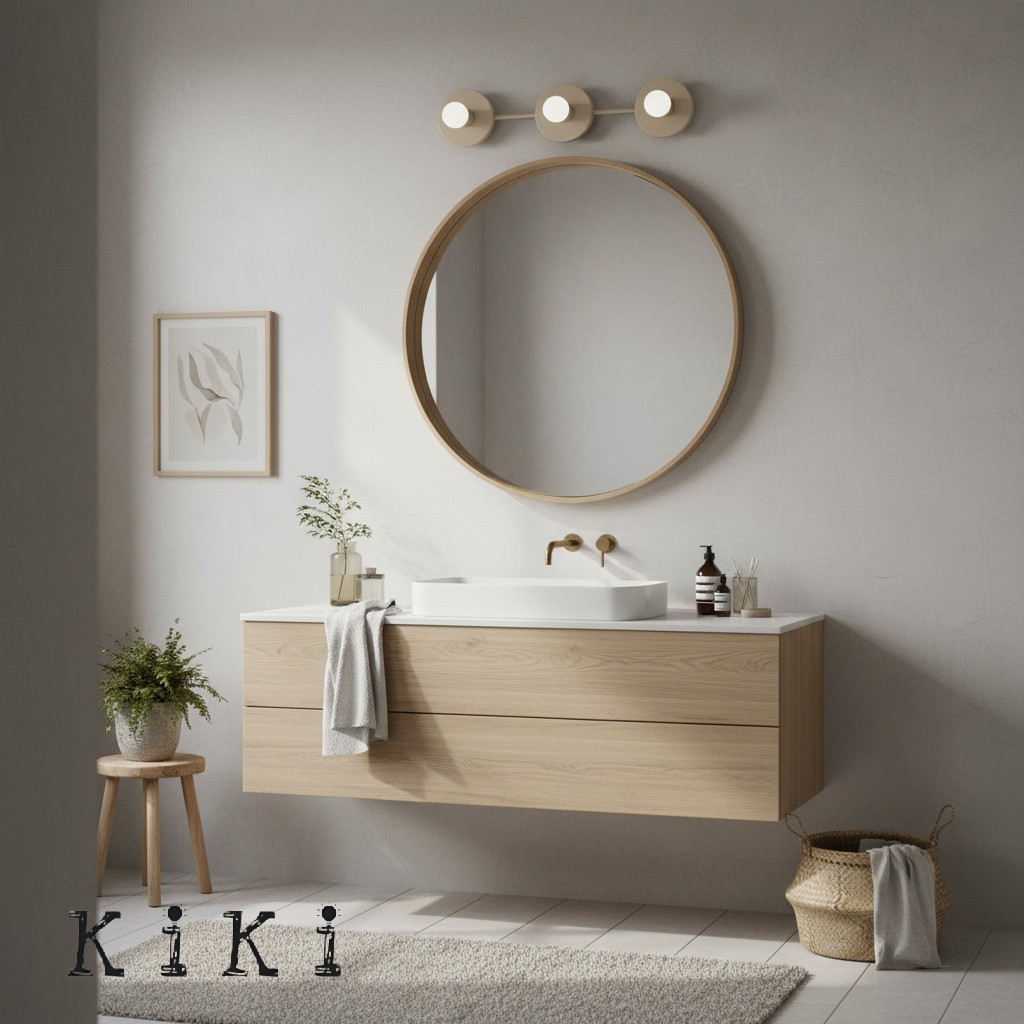 Radiro 3-Light Vanity Light - Modern Bathroom Wall Fixture for Bathroom K1422
