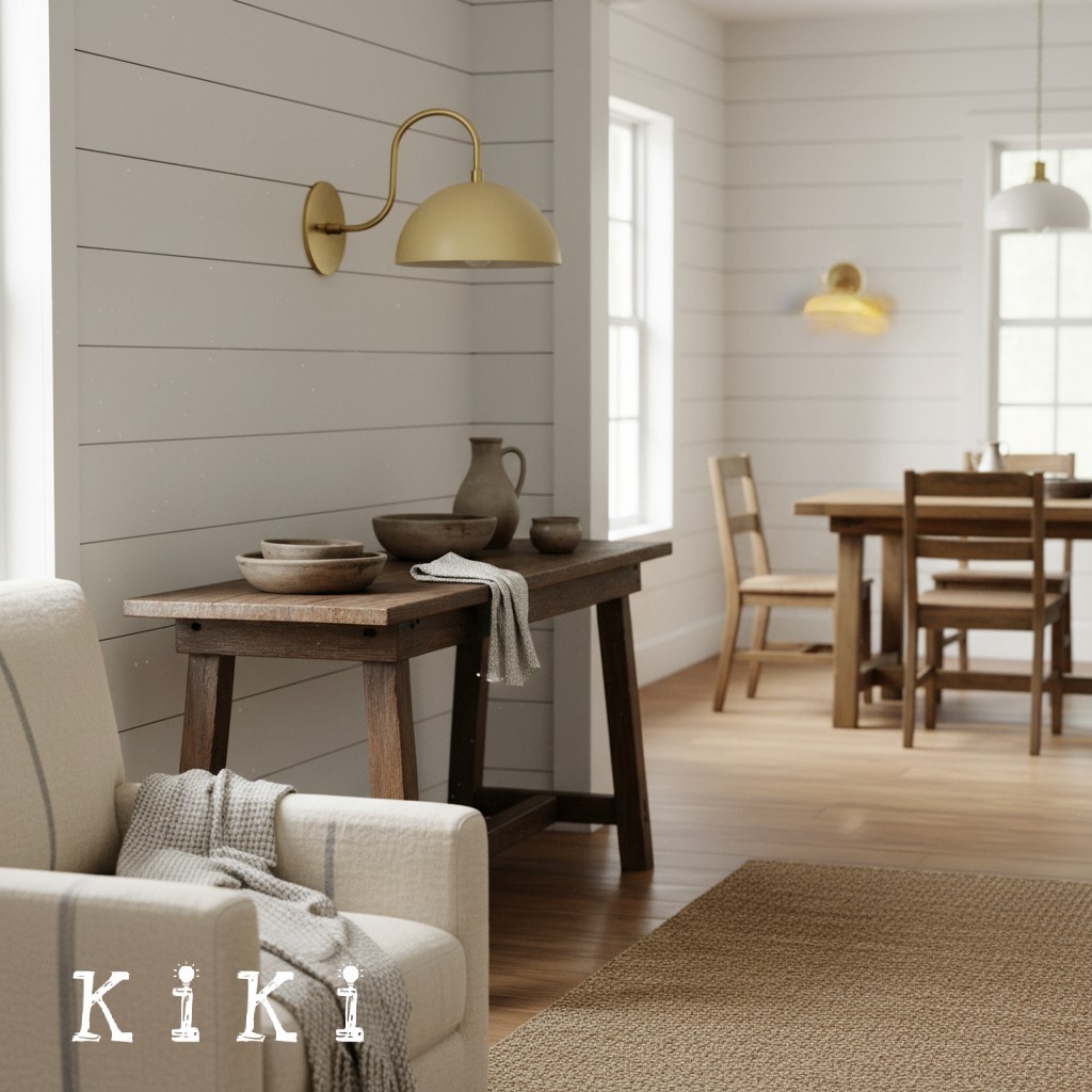 Curva Curved Dome Shade Wall Sconce – Mid-Century Modern Versatile Indoor Lighting K1542