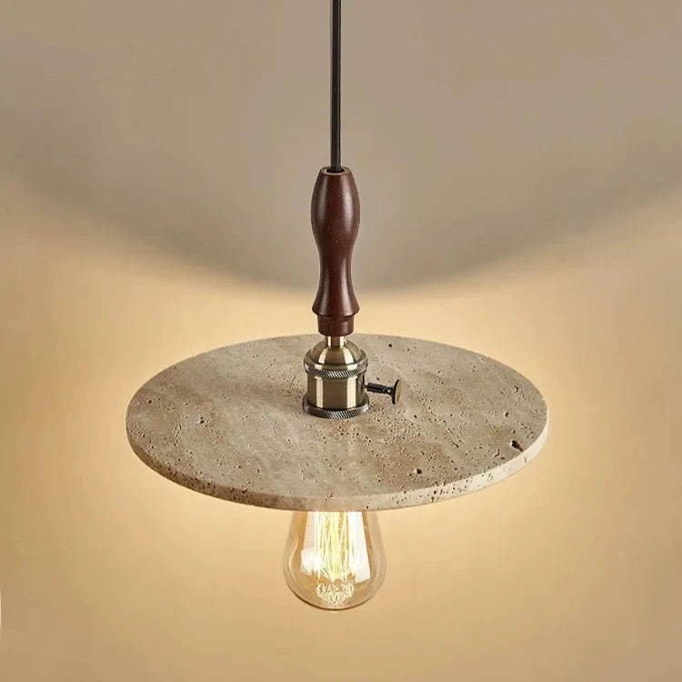 Medieval Travertine Pendant Lamp D929