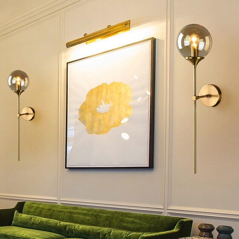 Modern Minimalist Glass Ball Wall Light K26