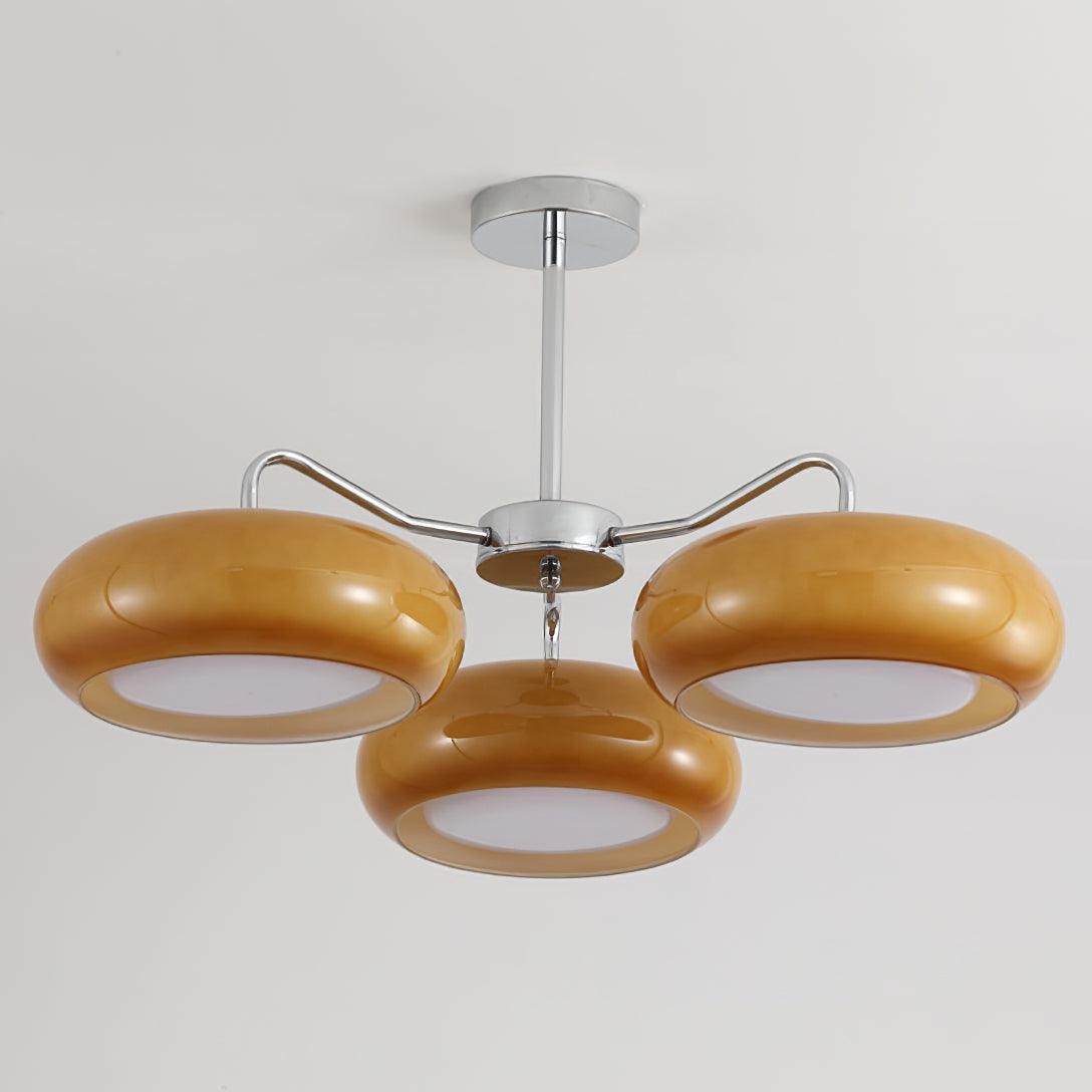 Modern 3 Light Chrome Ceiling Light K693