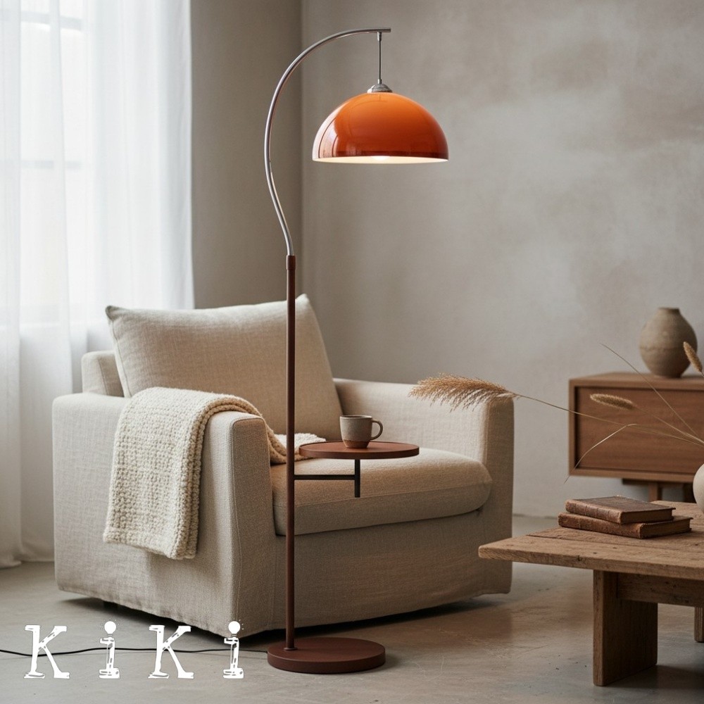 Afterglow Mid-Century Modern Floor Lamp - Ambient Light for Bedroom Settings K2156