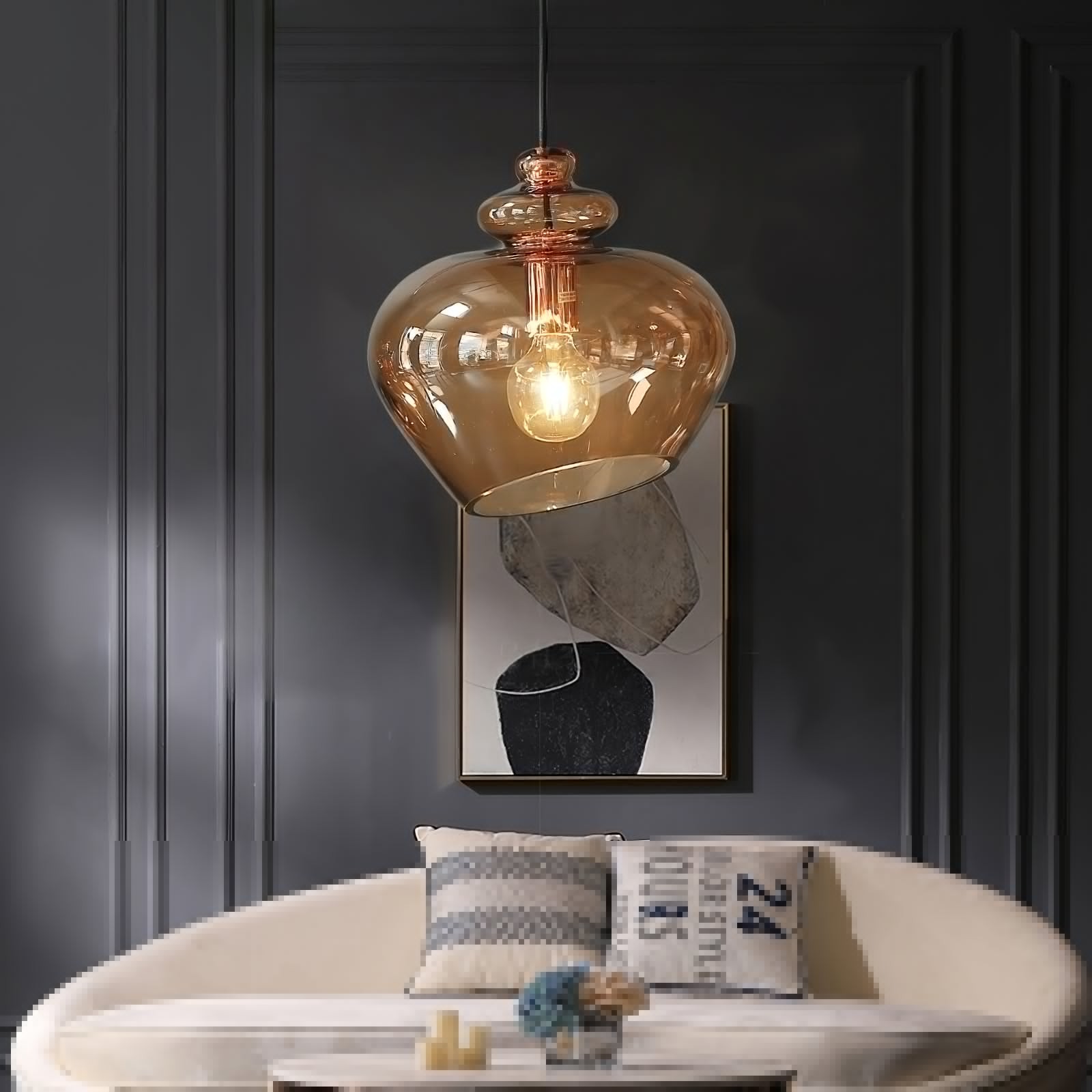 Grace Glass Pendant Lamp K1029