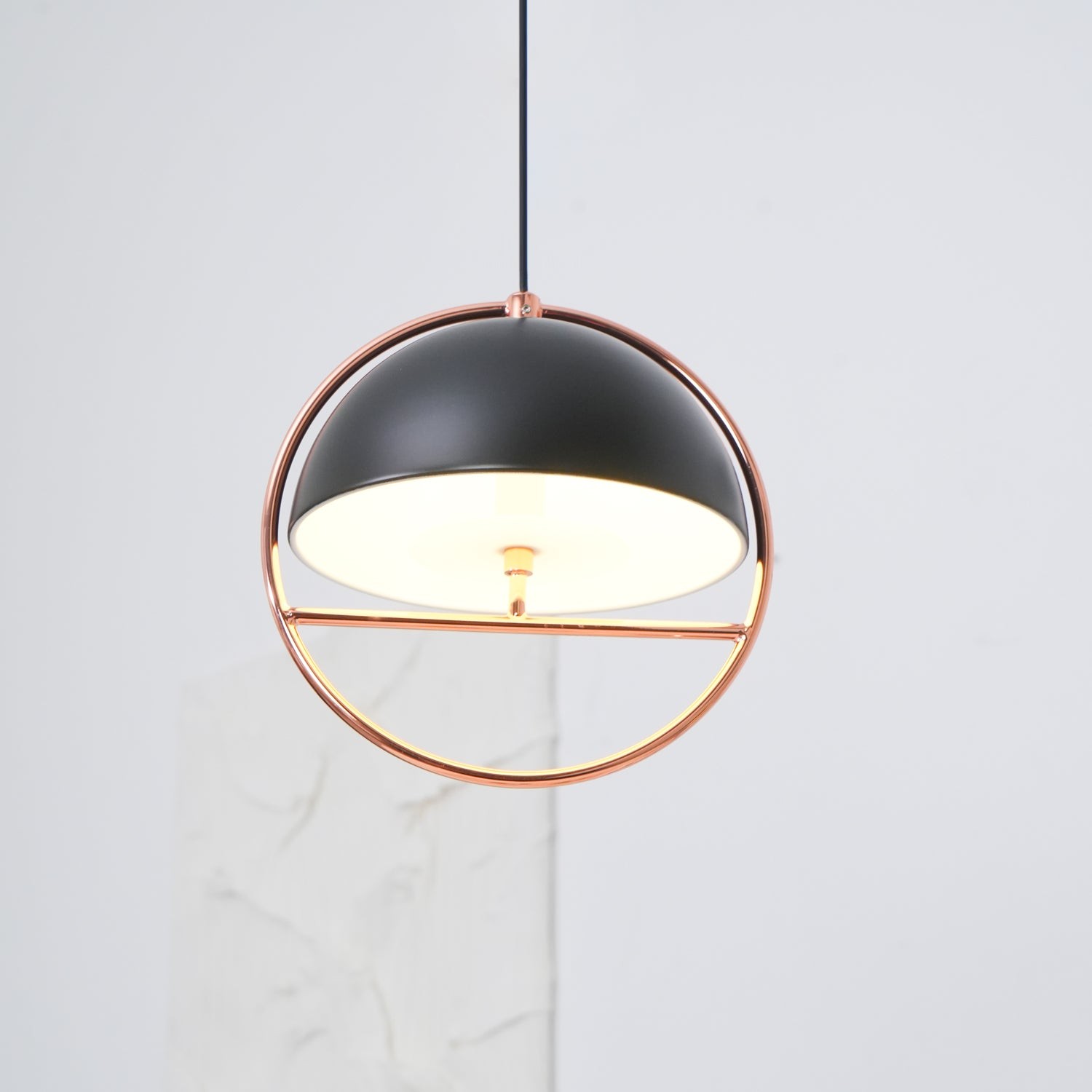 Nordic Hemispherical Ring Metal Pendant Lamp K426