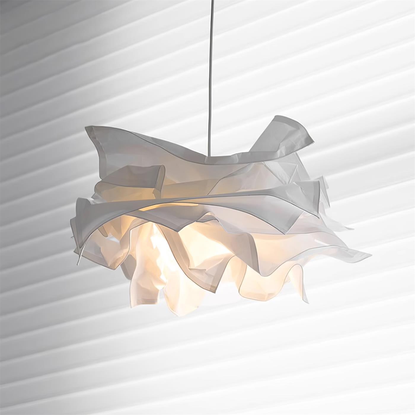 Modern Cream Paper Pendant Lamp K574