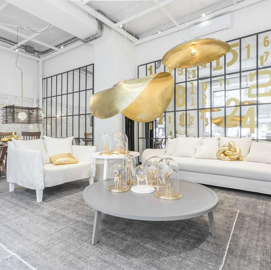 Hammered Brass Suspension Light K1205