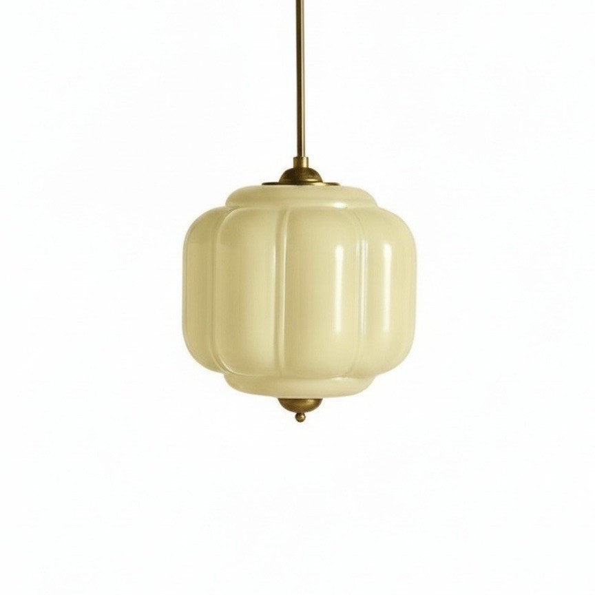 Retro Eloise Milk Glass Pendant Light For Kitchen K946