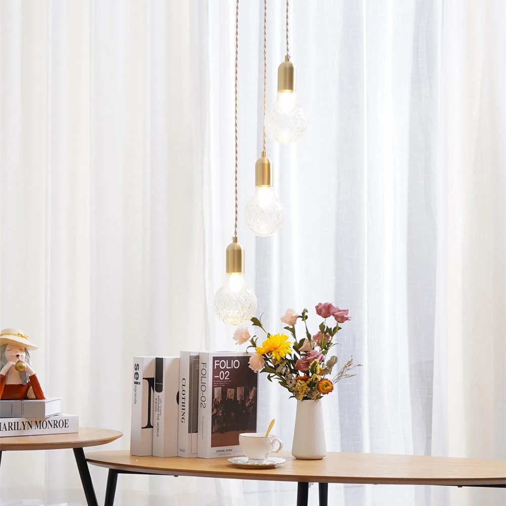 Crystal Bulb LED Vintage Pendant Lamp