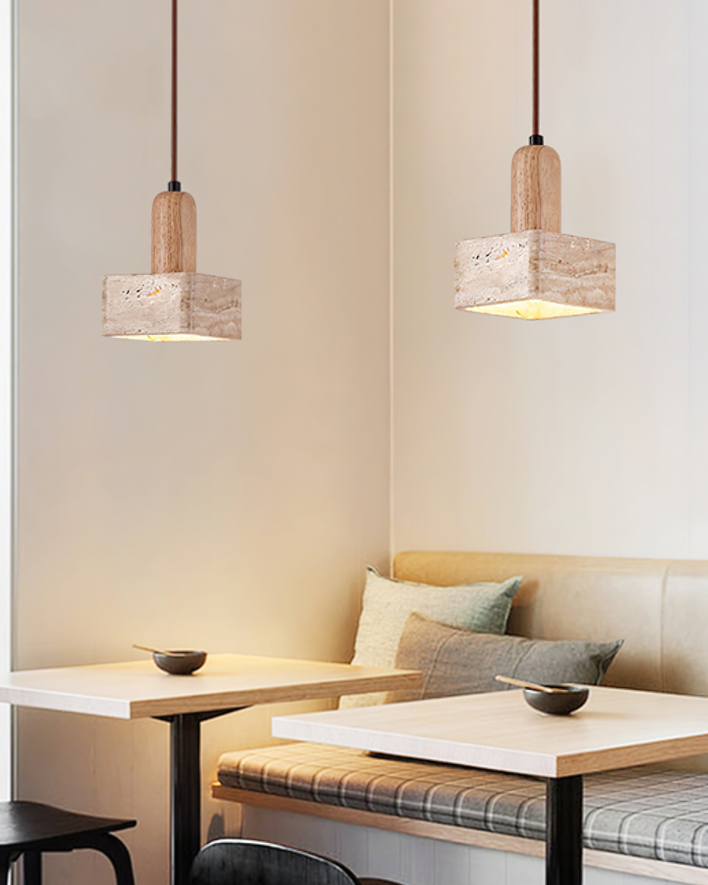 Simple Elegant Square Rectangular Pendant Lamp K685