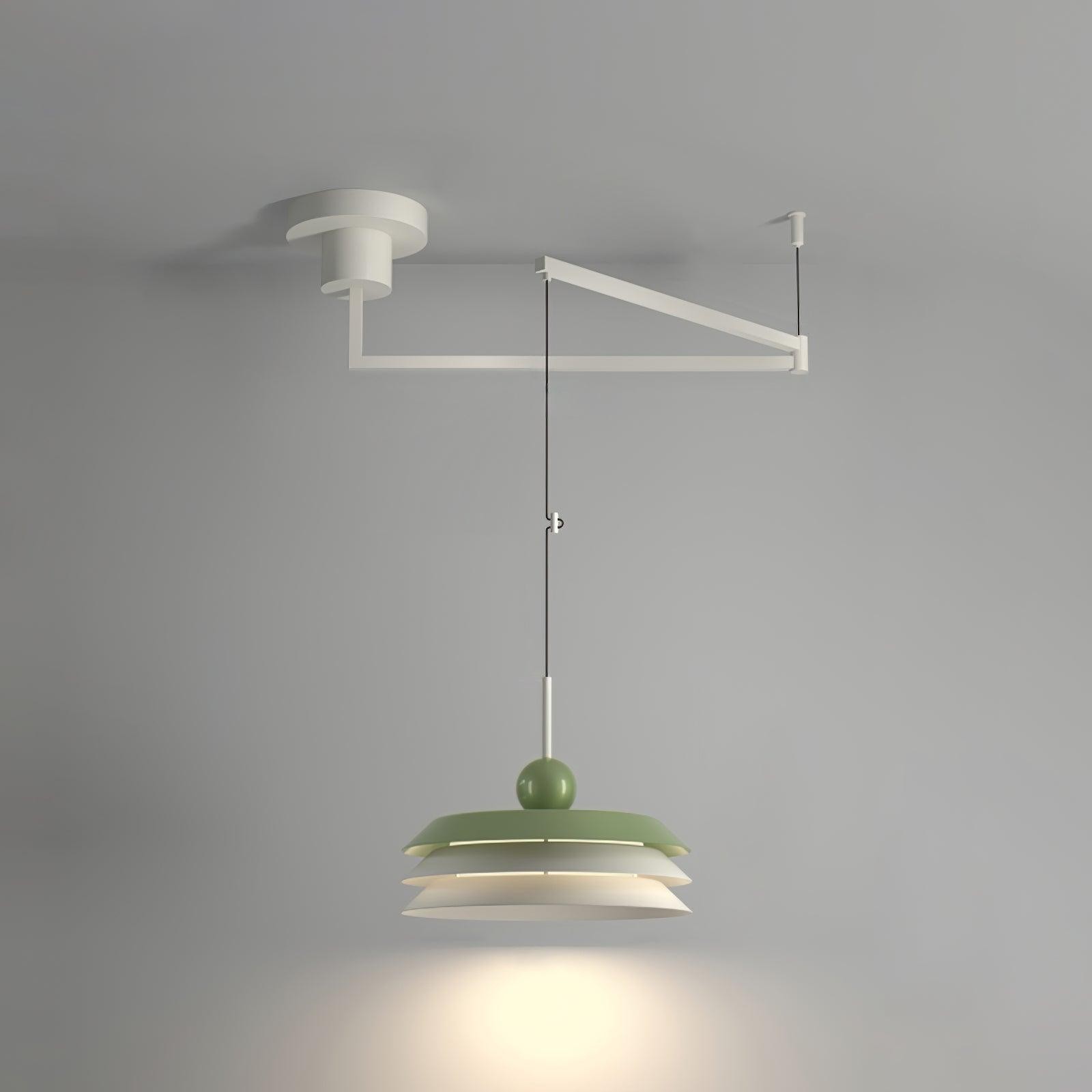 Nordic Creative Cream Style Multi-Layer Pendant Lamp For Living Room K529