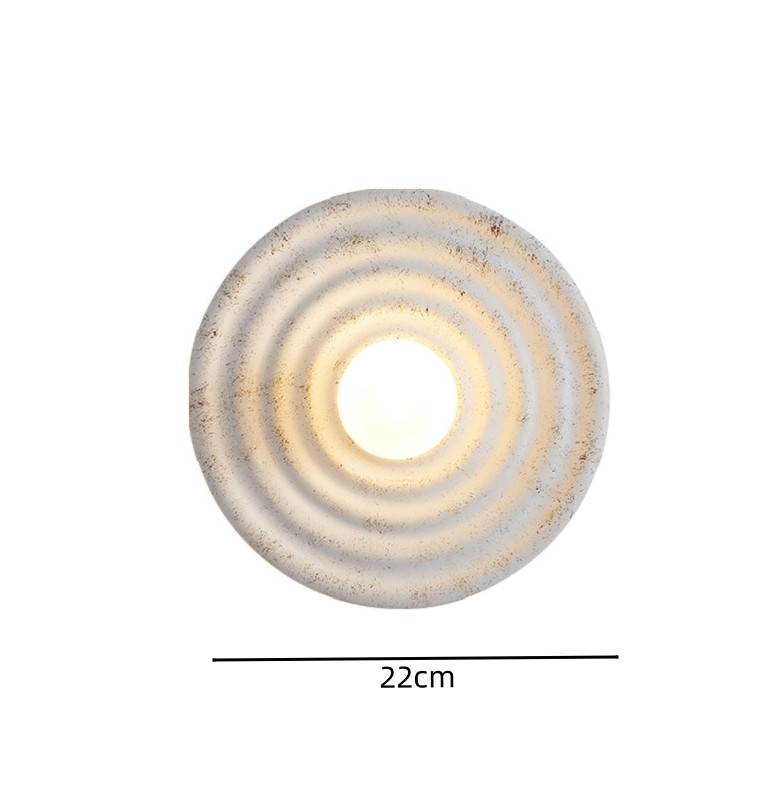 Japanese Wabi-sabi Round Indoor Wall Lamp K760