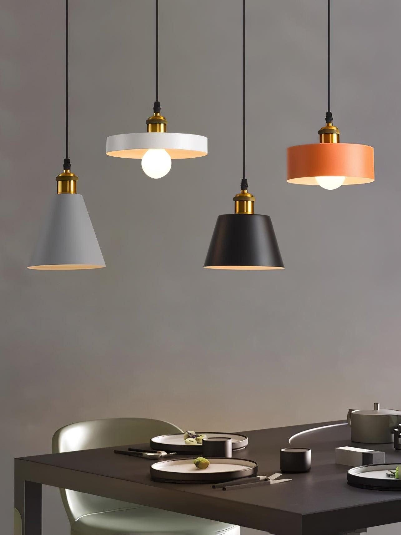 Modern Resin Geometric Pendant Lamp K621