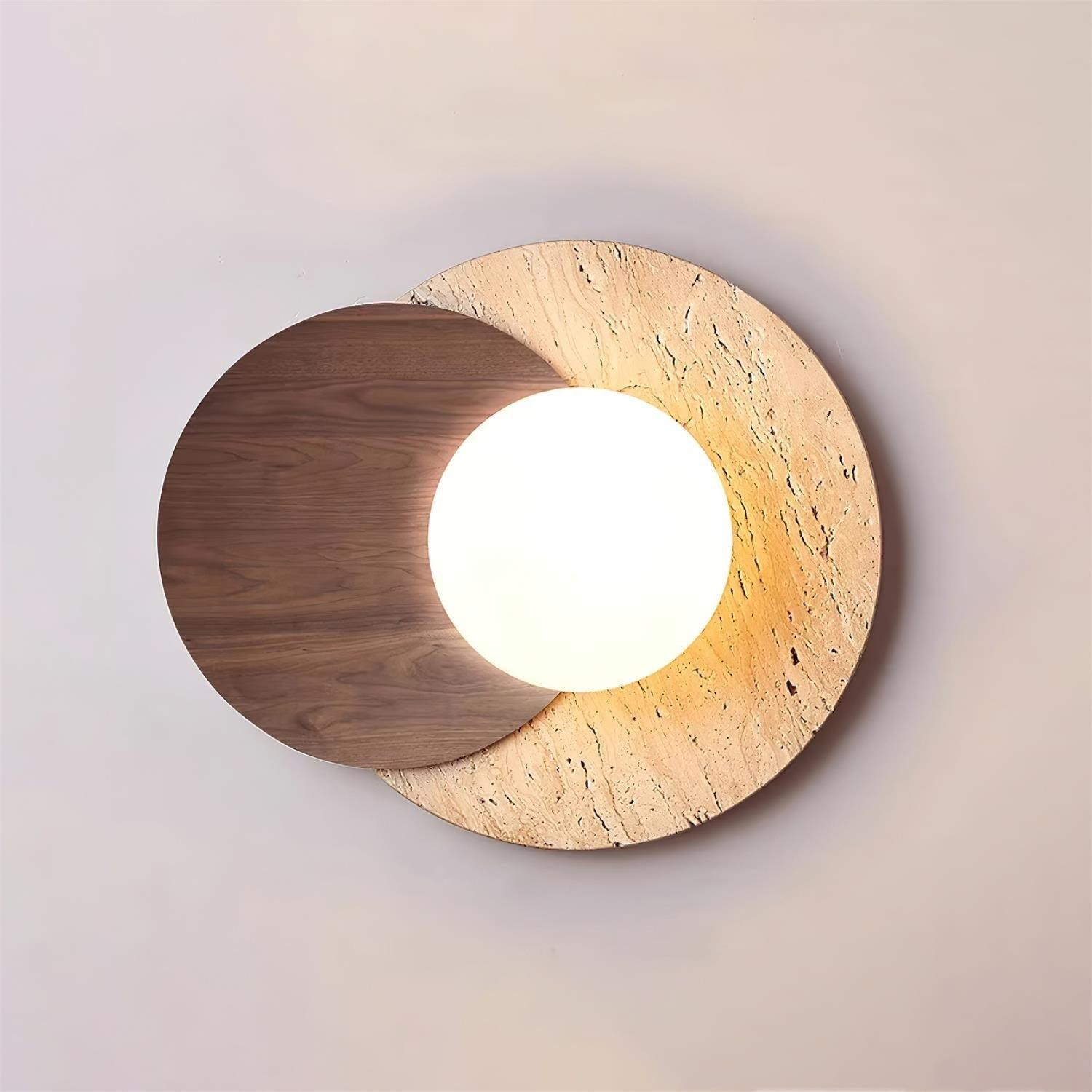 Wabi-sabi Eclipse Plug-In Wall Lamp K476