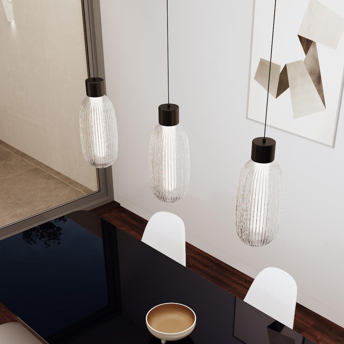 Nordic Striped Lantern Pendant Lamp K397