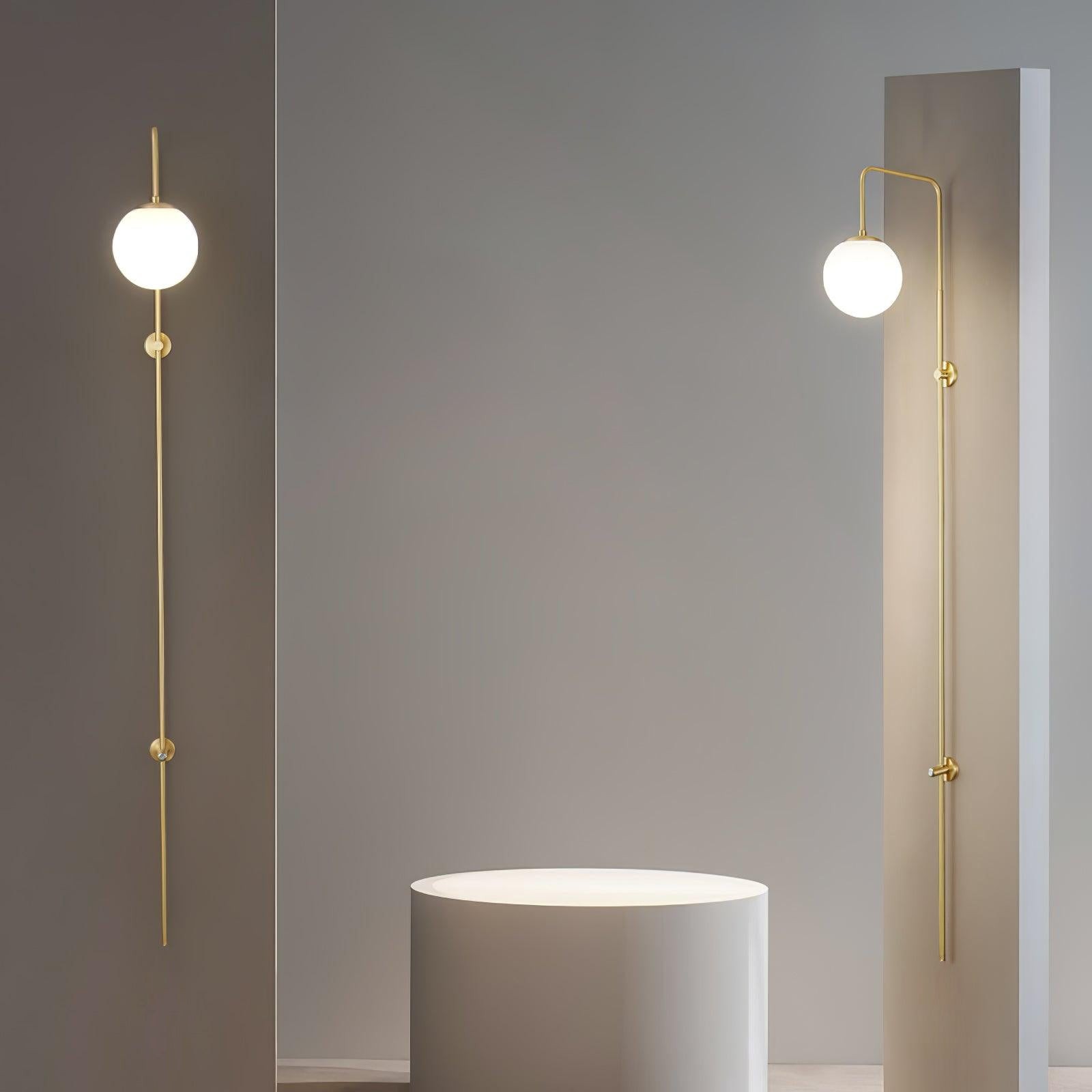 Globe Brass Wall Sconce K410