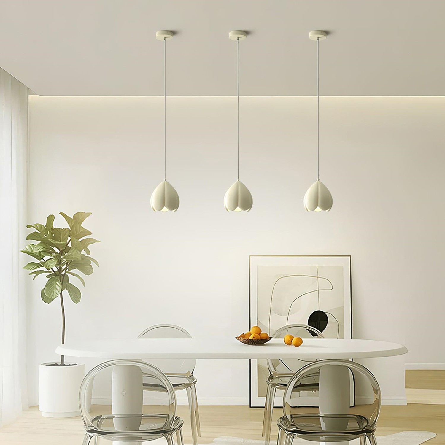 French Style Flower Bud Pendant Lamp K145