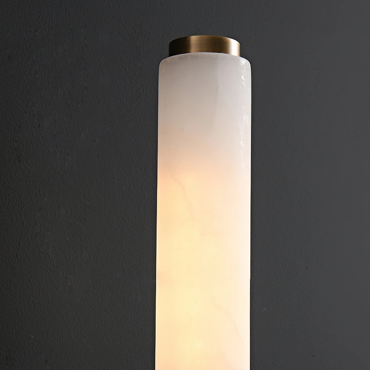 Luxellea Wall Lamp Slim Rod Round Plate Lighting Minimalist Modern Style for Any Room K2386