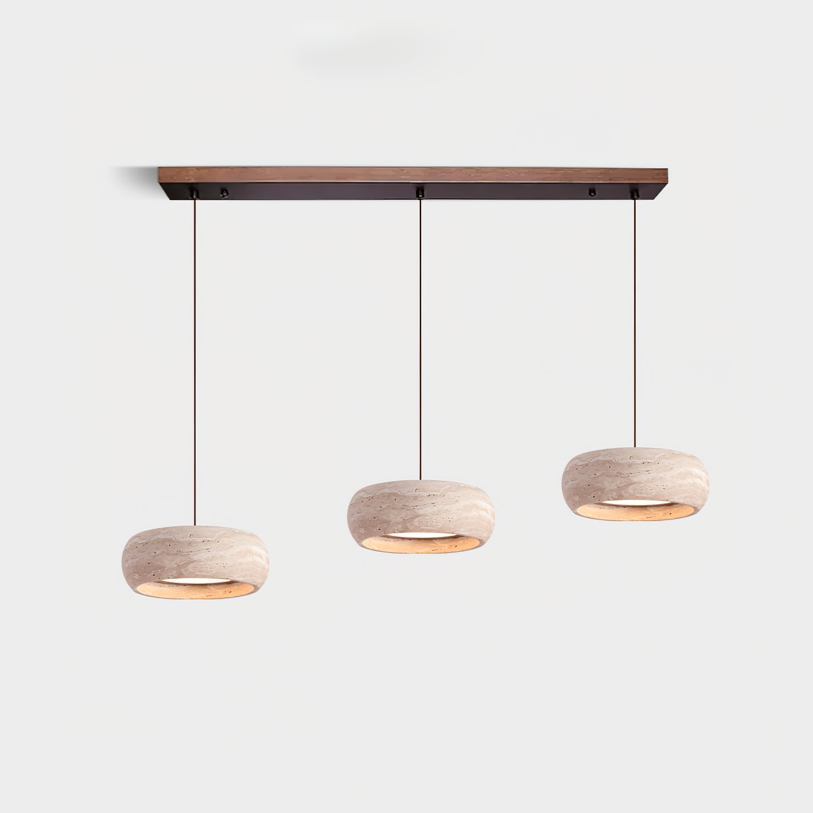 Travertine Drum Pendant Lamp D608