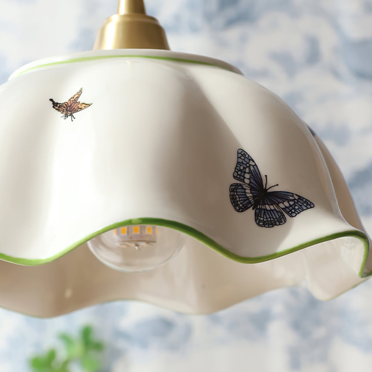 Butterfly Ceramic Pendant Lamp K985