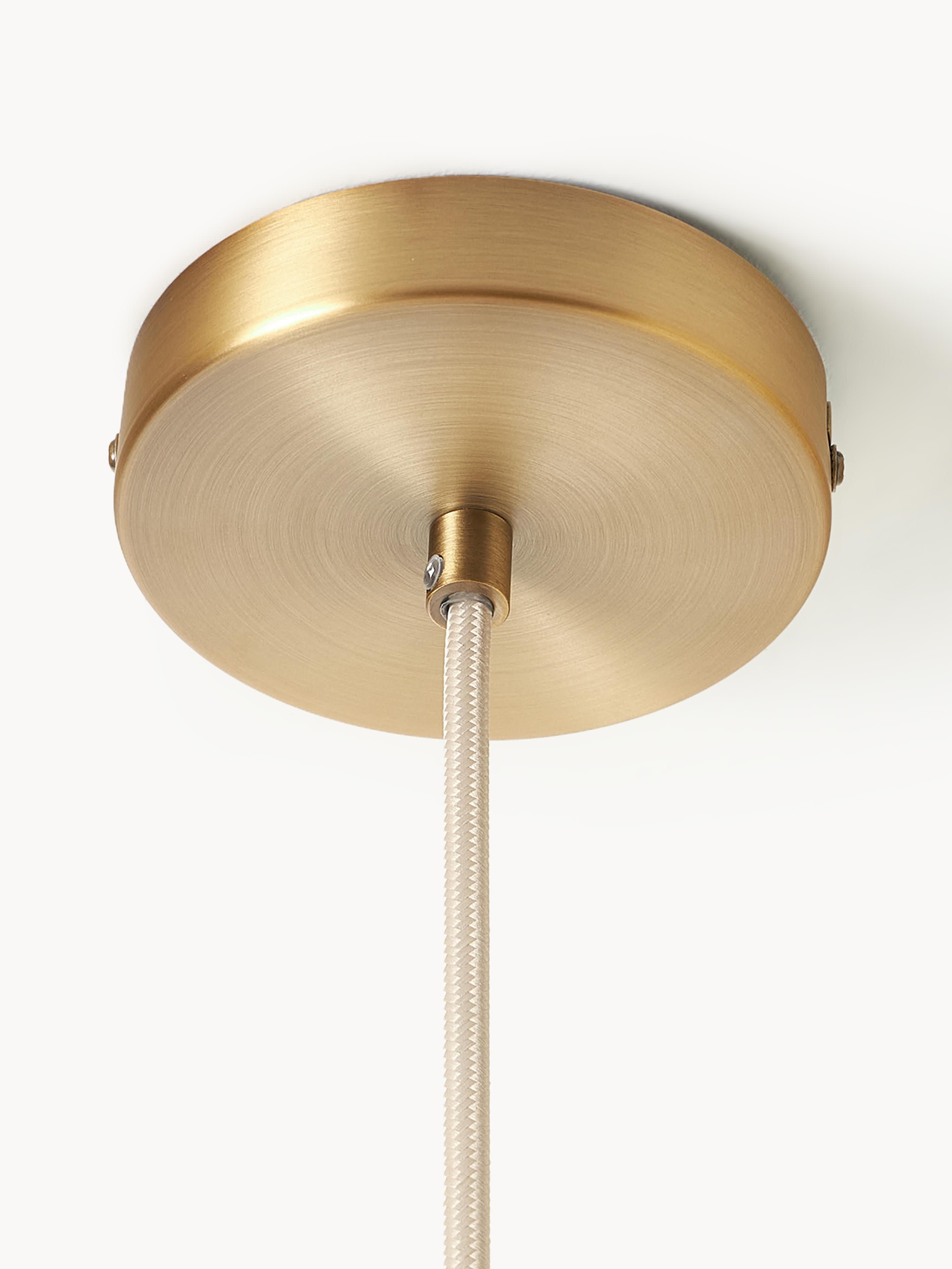 Orra Modern Opal Shade Pendant Lamp – Minimalist Glass Hanging Light For Kitchen or Bedroom K1427