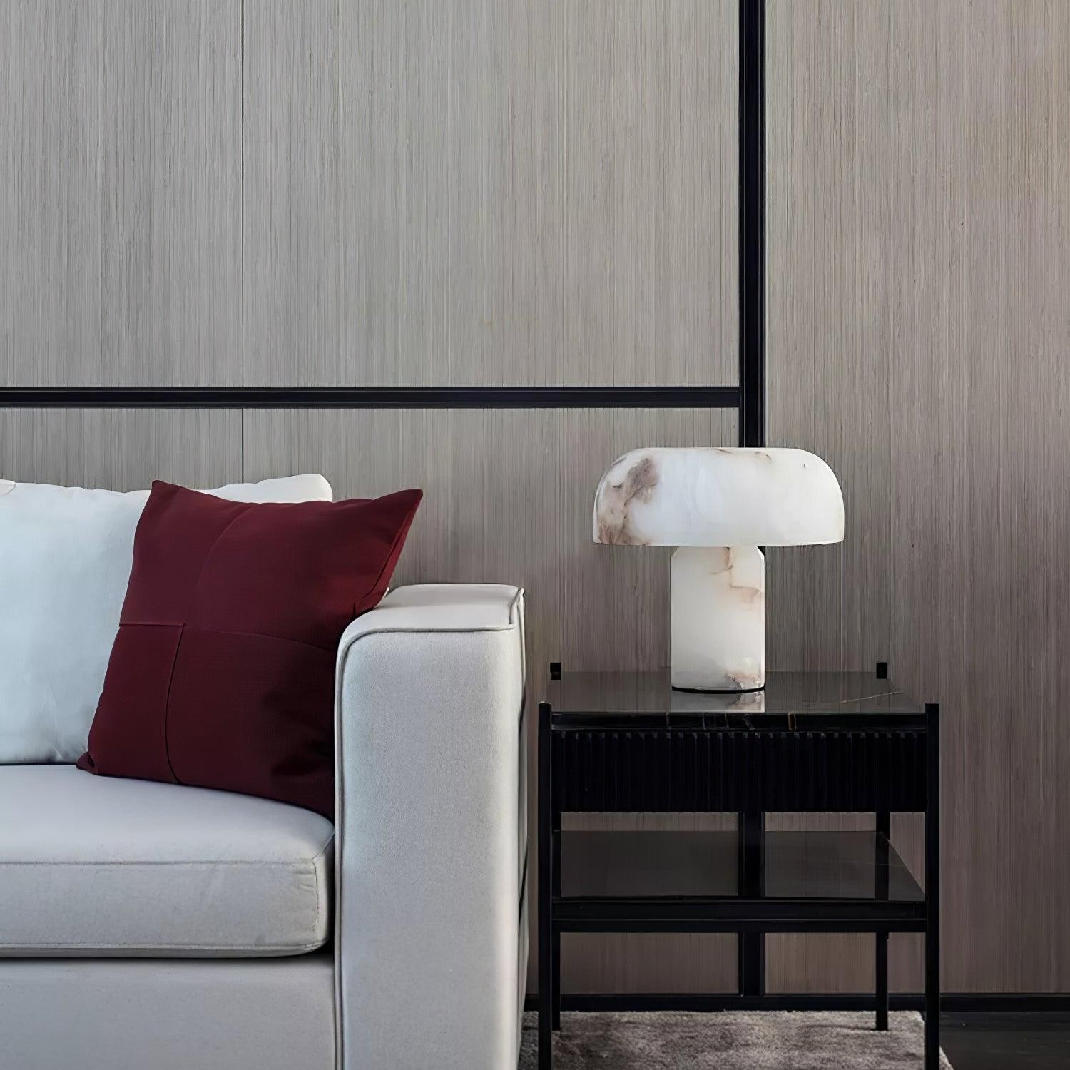 Creative Minimalist Luxury Alabaster Table Lamp For Bedroom K535