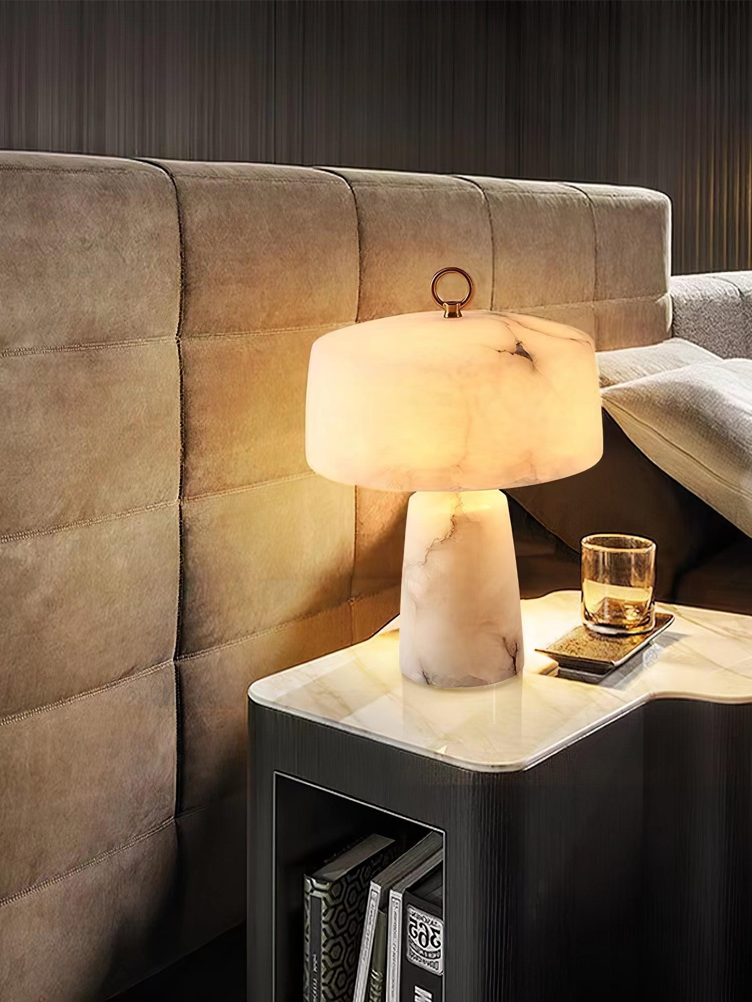 Light Luxury Style Marble Stone Table Lamp K236