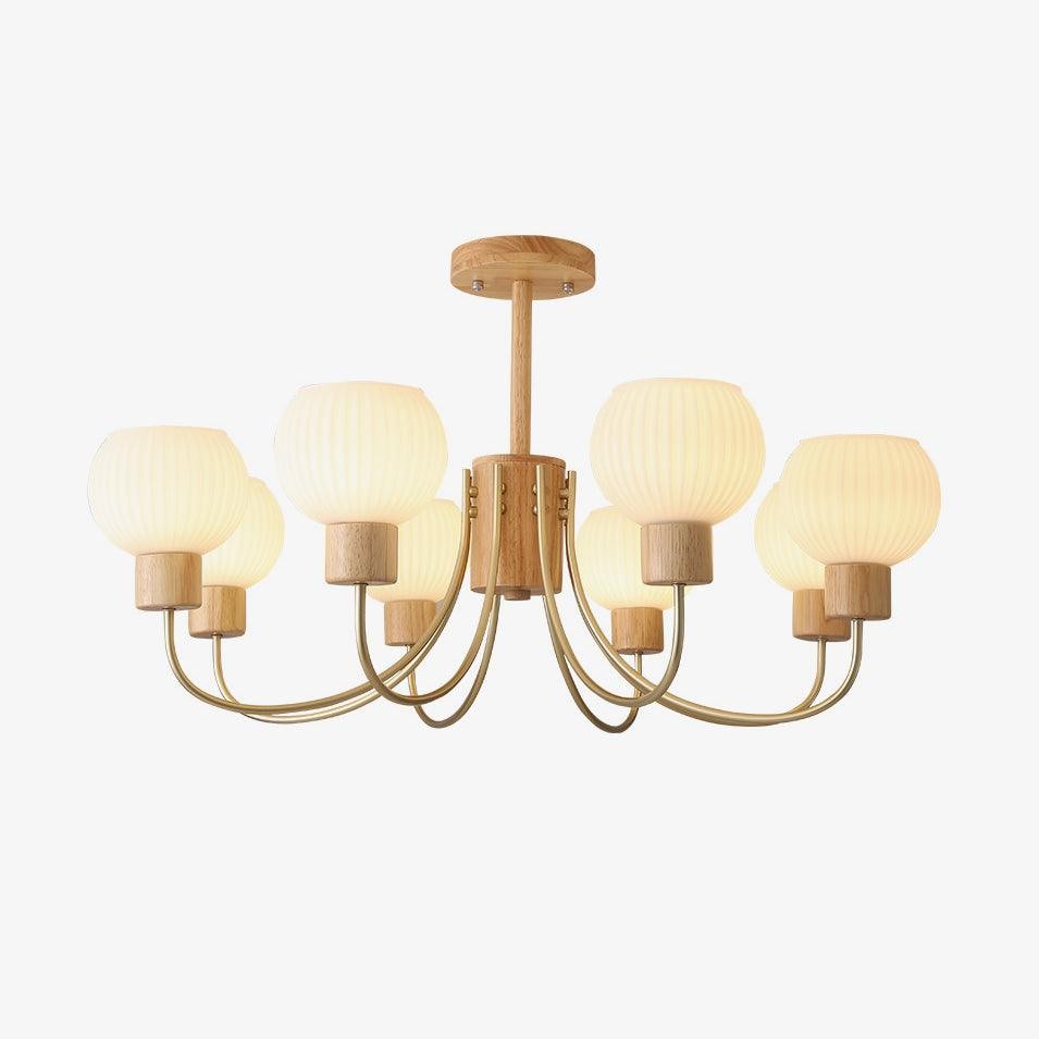 Wabi-sabi Wooden Chandelier K354