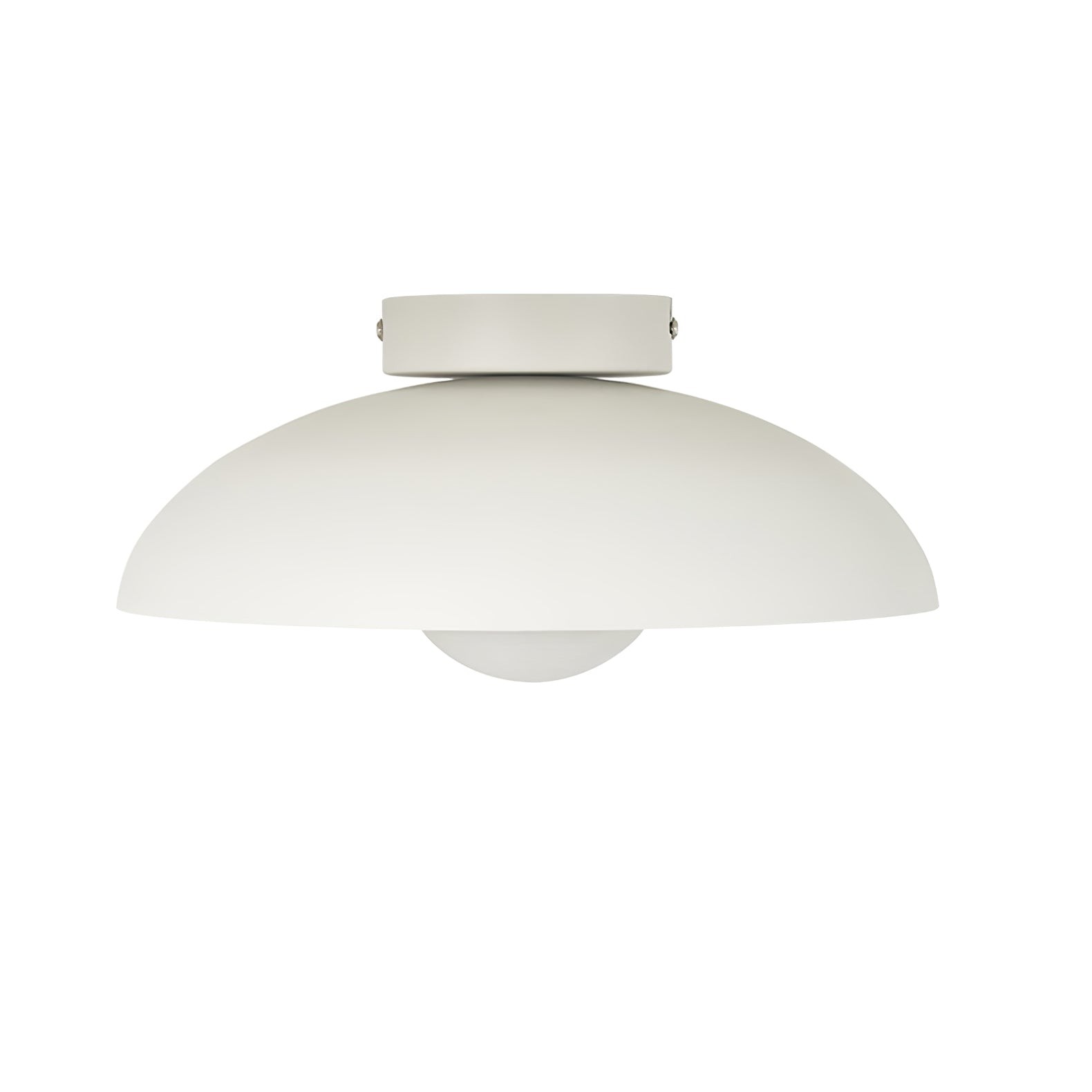 Matte Black Glass Dome Ceiling Lamp K419