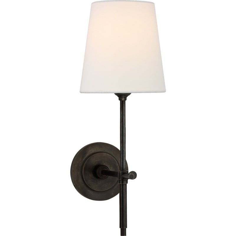 Bryant Minimalist Fabric Shade Wall Lamp - Modern Lighting Solution for Hallway and Bedroom K1559