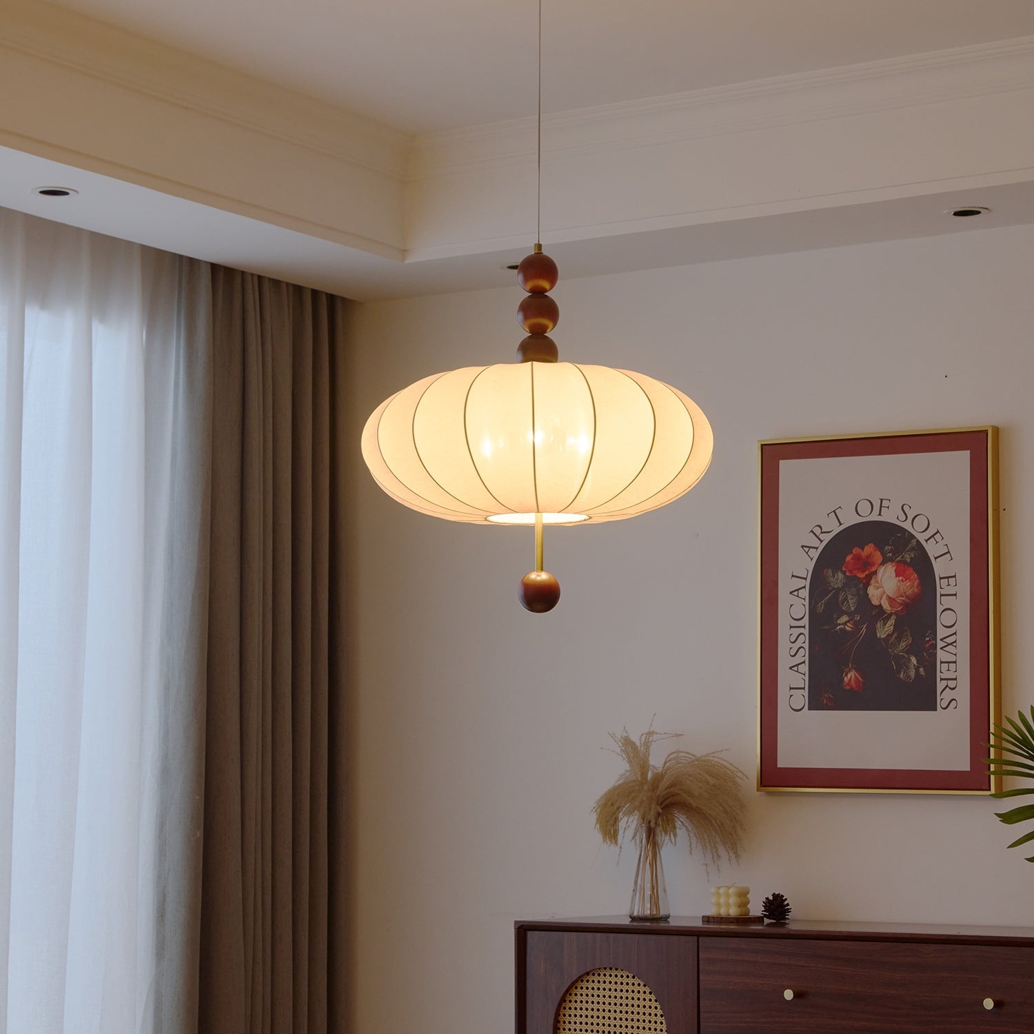 Adelaide Fabric Pendant Light D350