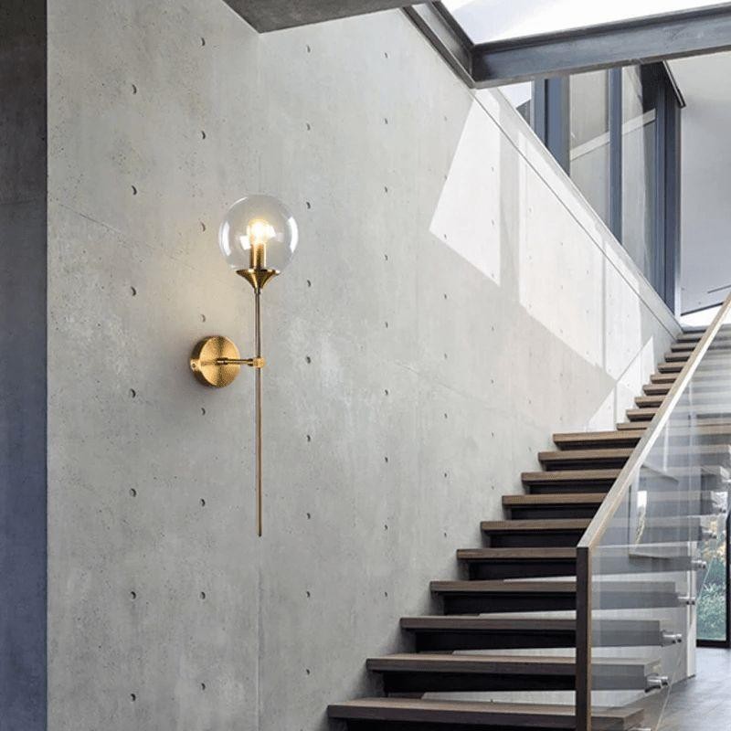 Modern Minimalist Glass Ball Wall Light K26