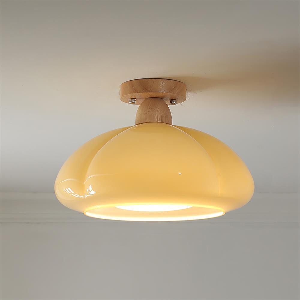 Pumpkin Glass Ceiling Light For Kitchen K320