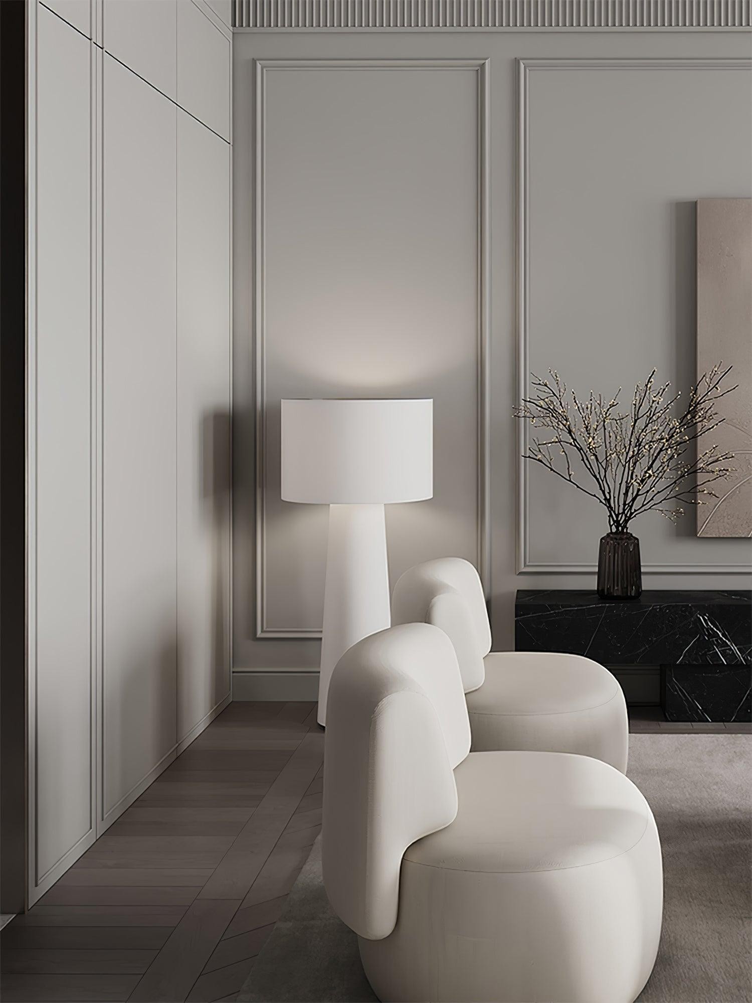 Column Fabric Floor Lamp Suitable For Living Room K328