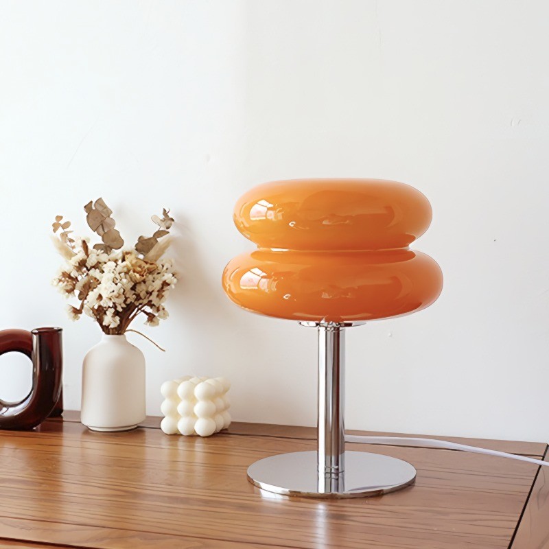 Bauhaus Macaron Stained Glass Table Lamp K03
