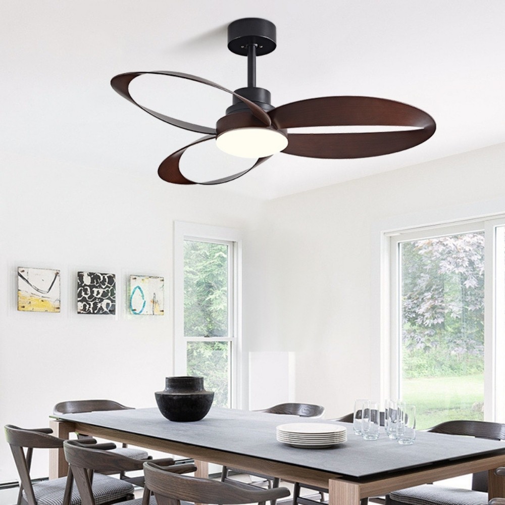 Modern Windmill Retro LED Ceiling Fan Light K1117