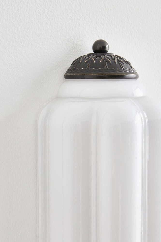 Eloise Long Pumpkin Retro Glass Recessed Wall Lamp K865