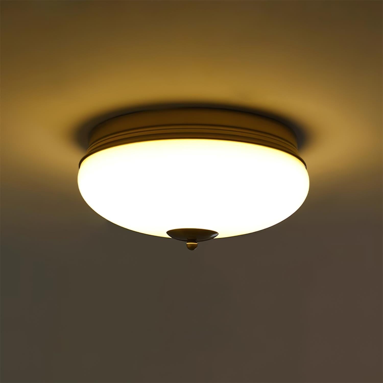European Mid Century Cream Ceiling Light K468
