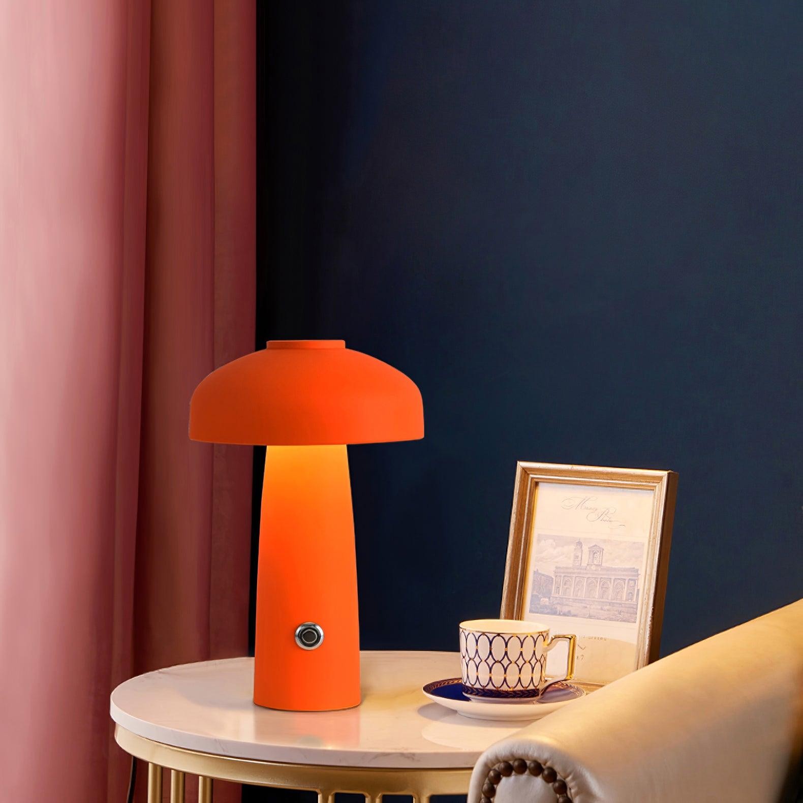 Mushroom Built-in Battery Table Lamp K451