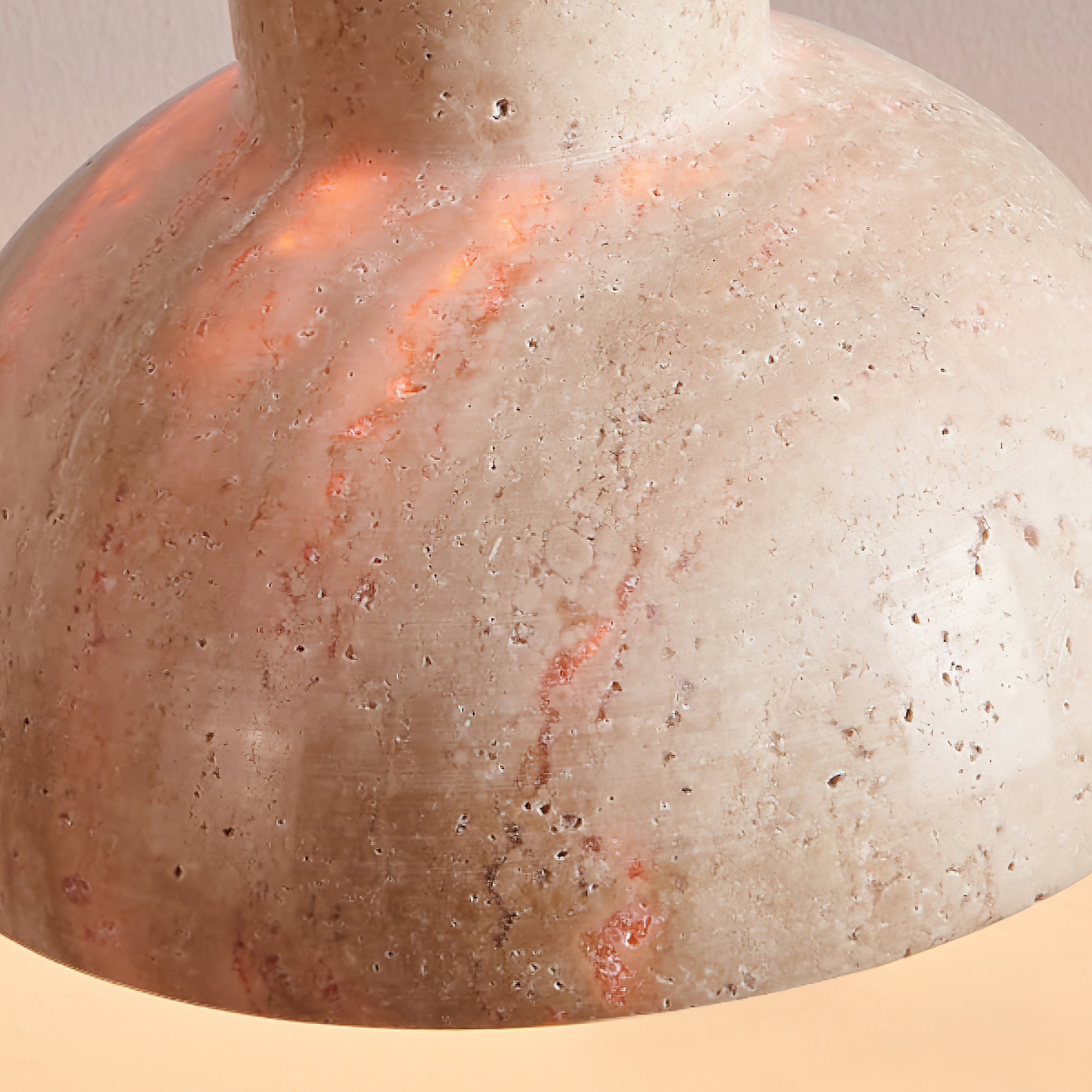 Wabi-Sabi Style Creative Travertine Pendant Light K690