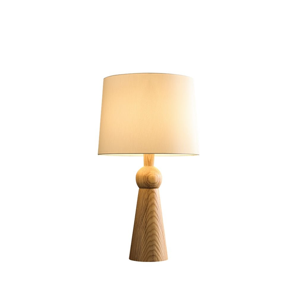 Nordic Retro Solid Wood Fabric Table Lamp K256