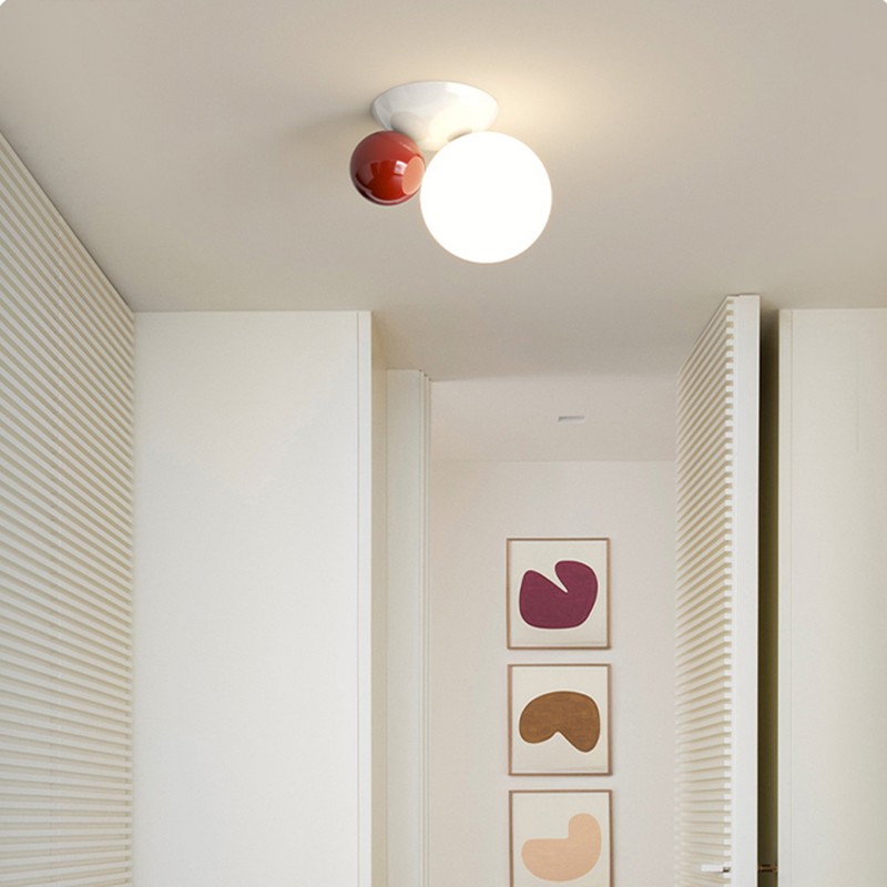 Cream Style Ball Acrylic Wall Light Ceiling Light K131