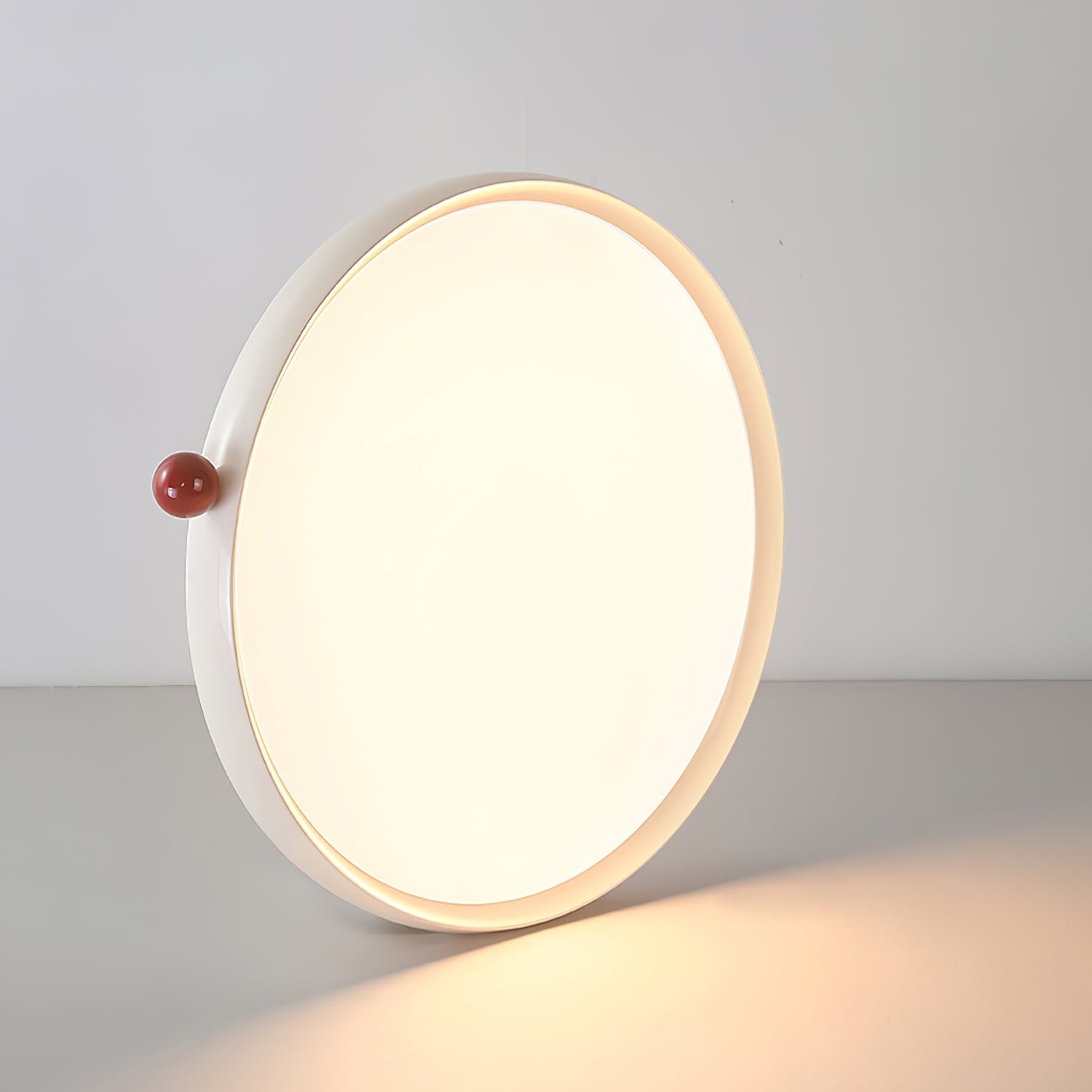 Minimalist Disc Cream Style Ultra-thin Ceiling Lamp K462