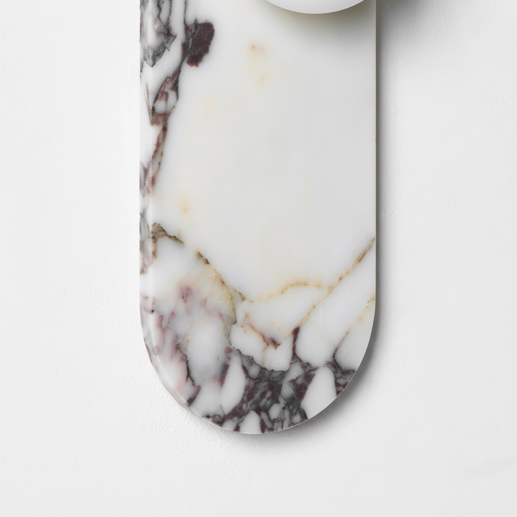 Vinbrea Modern Accent Wall Lamp - Marble Body Design for Living Room or Bedroom K2381