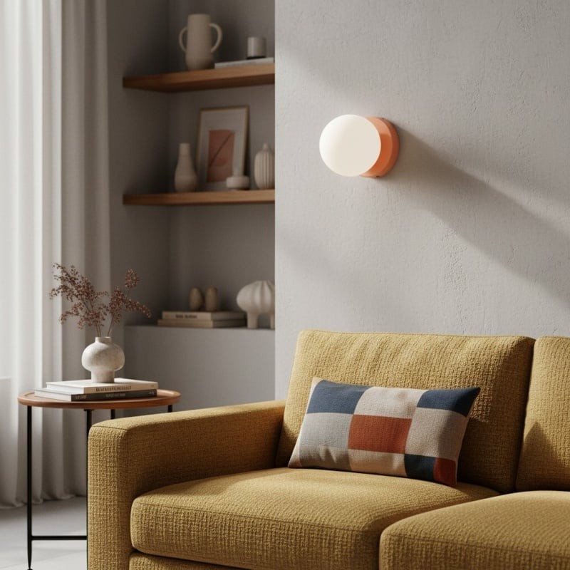 Nuevola Soft Sculptural Wall Light - Minimal Decorative for Living Room Bedroom K2105