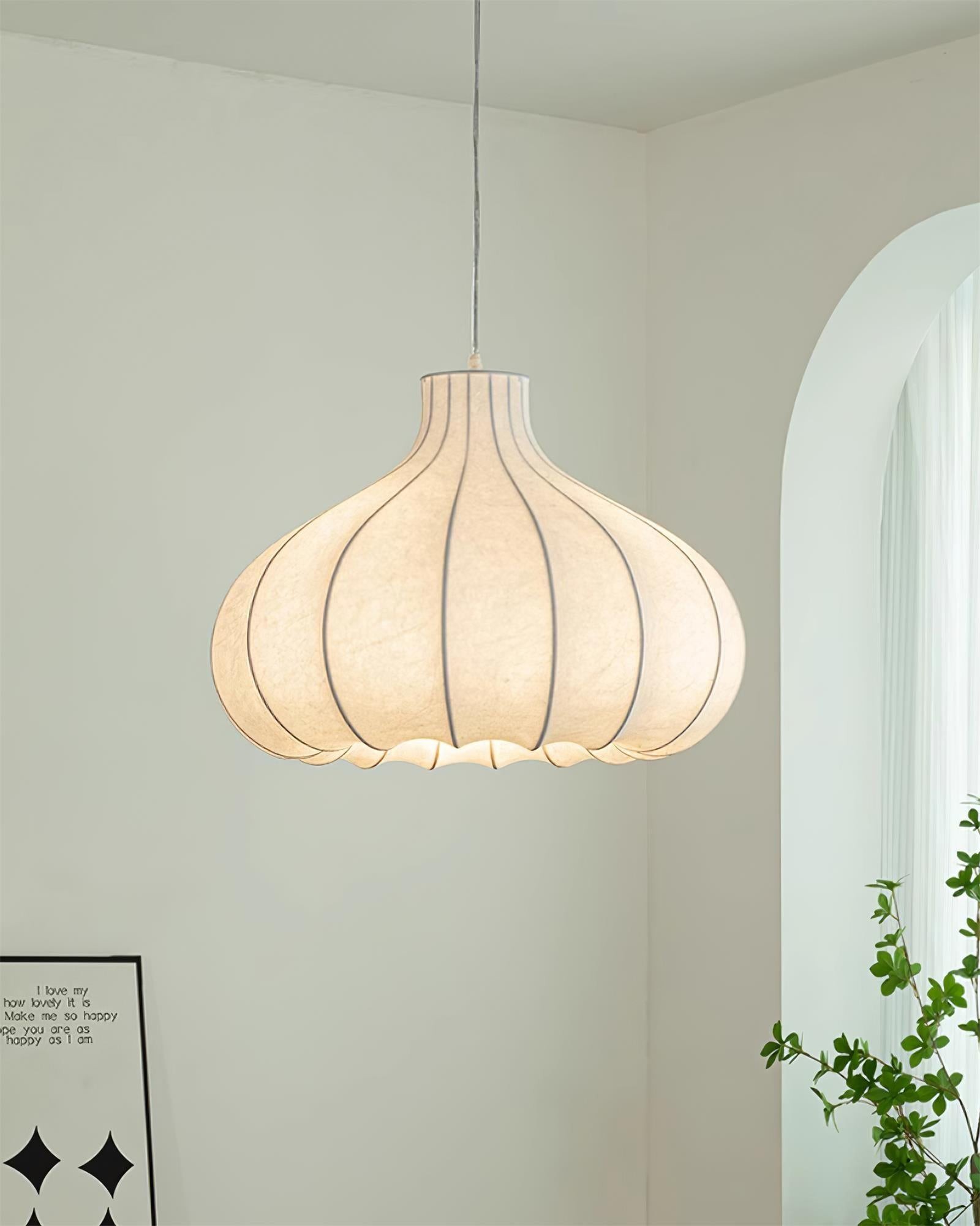Onion Bubble Silk Pendant Lamp K531