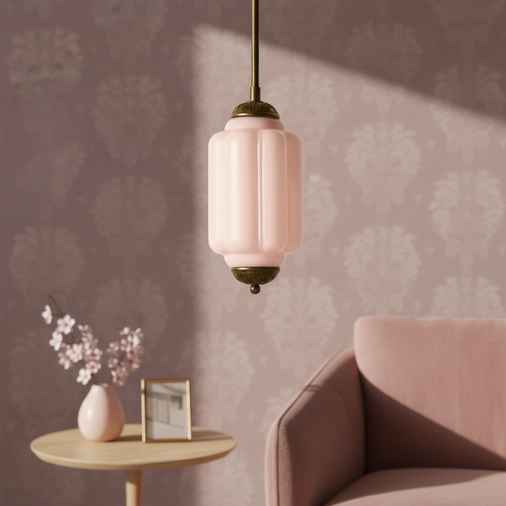 Eloise Simple Glass Irregular Lantern Pendant Lamp K836