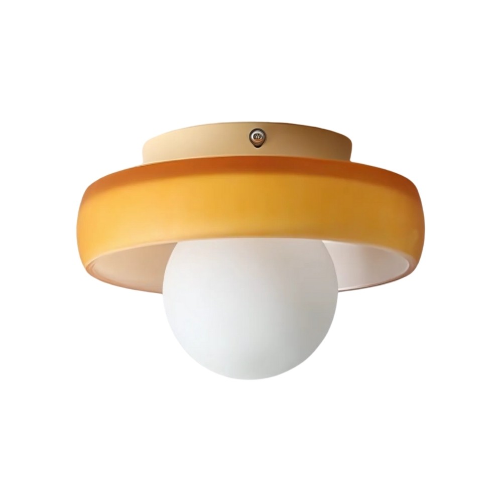 Colorful Glass Disc Orb Ceiling Light For Hallway K925