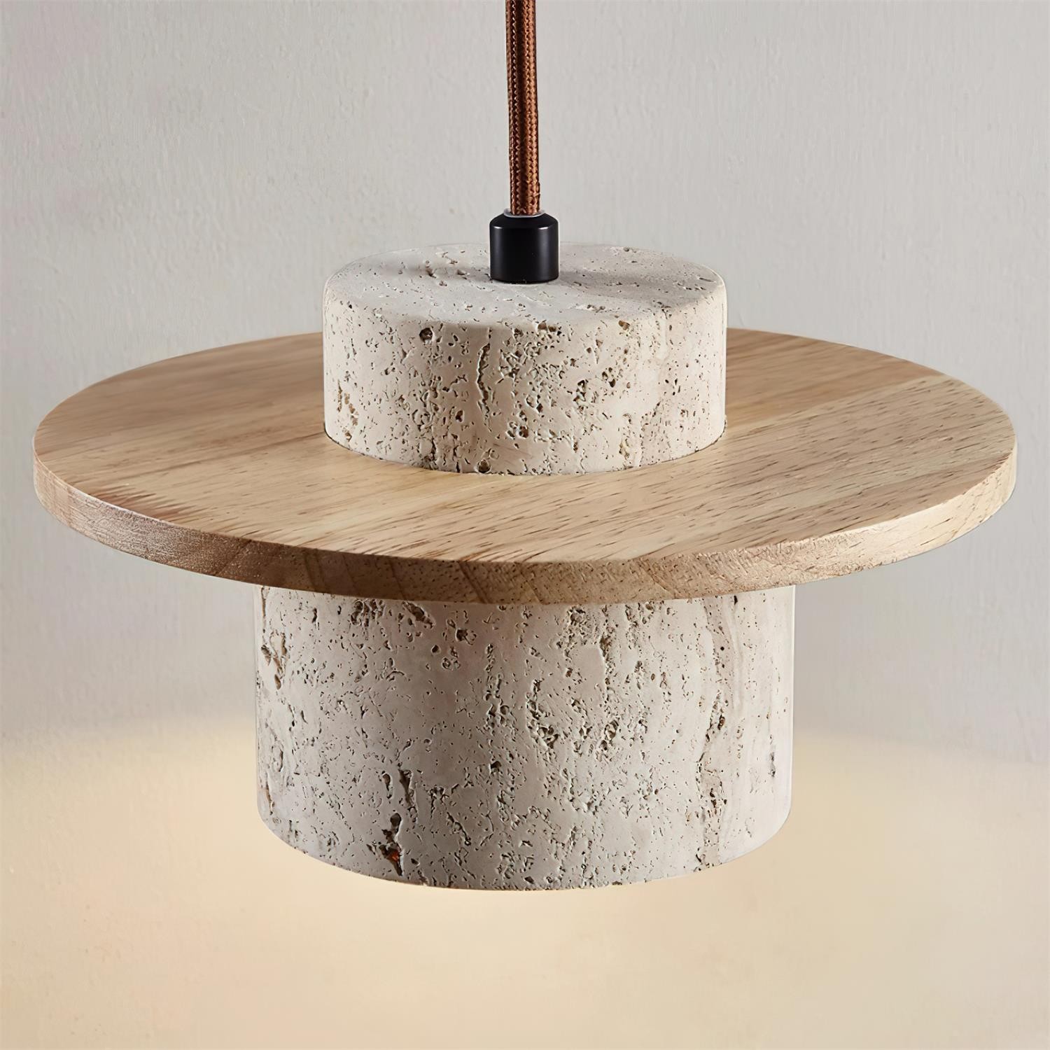 Retro Wabi Sabi Textured Travertine Wall Lamp K825