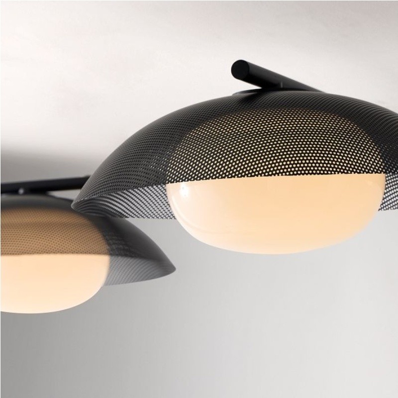 Elorina 3-Light Flush Mount Glass/Metal Ceiling Light - A Stylish Fixture for Modern Spaces K1292